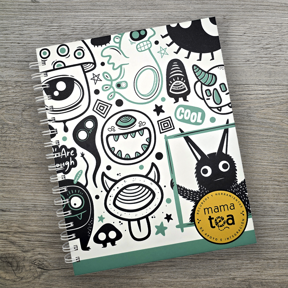 Cuaderno Universitario Bordes Gruesos Espiral Doble 100 Hojas