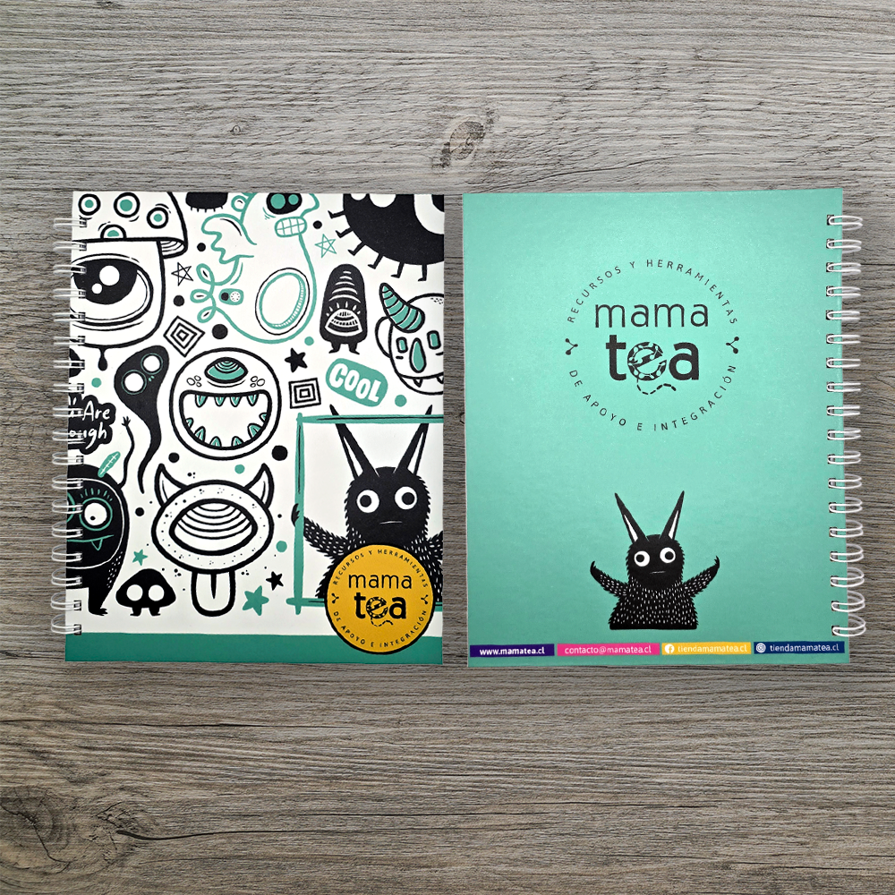 Cuaderno Universitario Bordes Gruesos Espiral Doble 100 Hojas