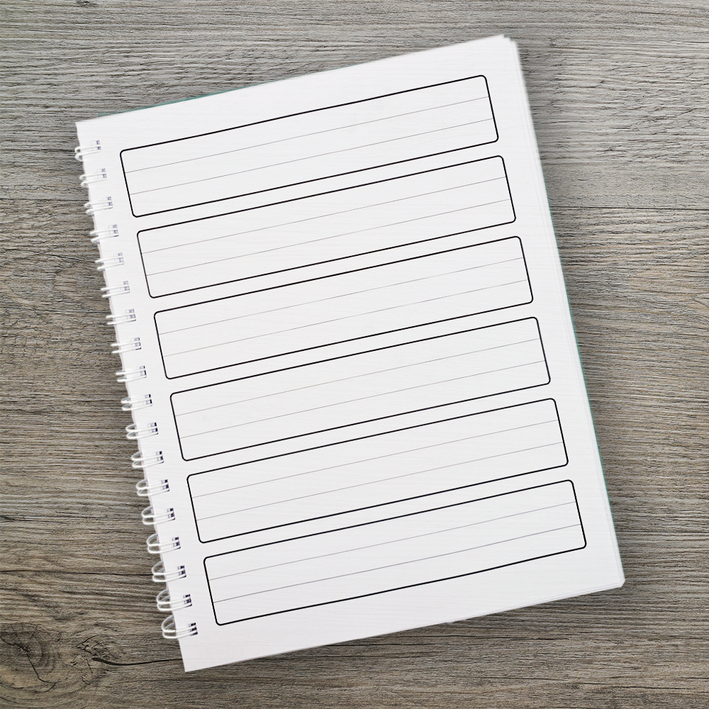 Cuaderno Universitario Bordes Gruesos Espiral Doble 100 Hojas