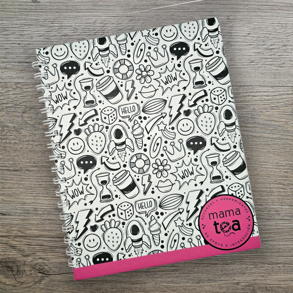Cuaderno Universitario Bordes Gruesos Espiral Doble 100 Hojas