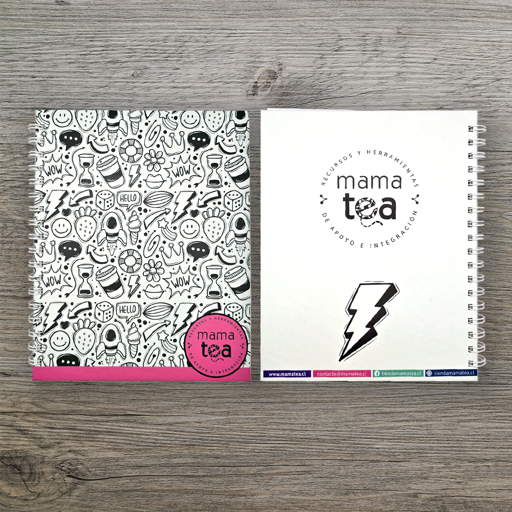 Cuaderno Universitario Bordes Gruesos Espiral Doble 100 Hojas