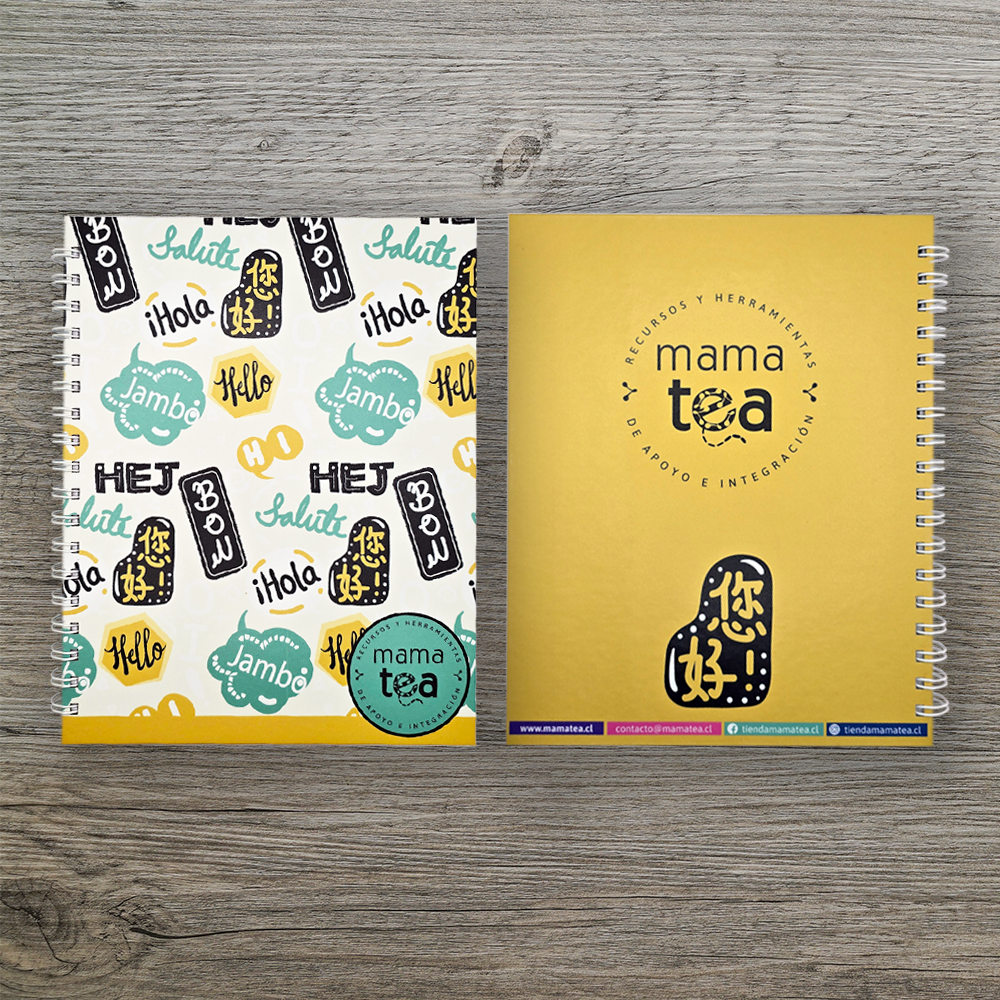 Cuaderno Universitario Bordes Gruesos Espiral Doble 100 Hojas