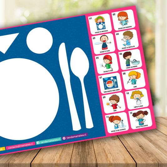 Individual grande para poner en la mesa