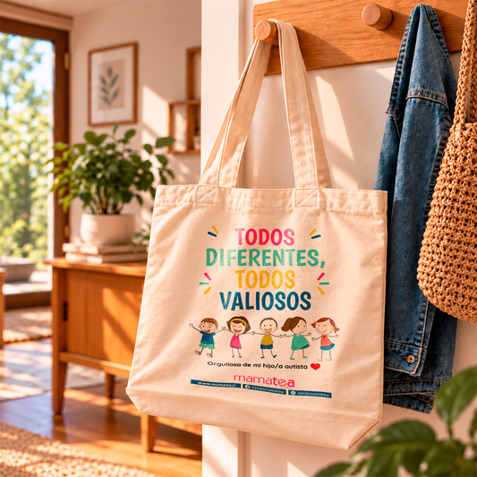 Bolsas de tela con diseños inclusivos | MamaTea.