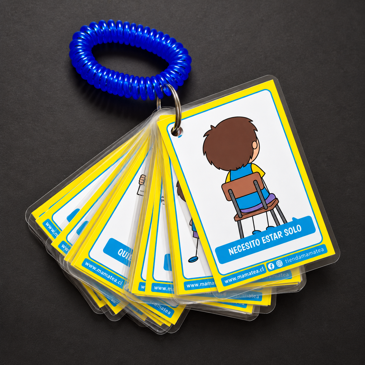 Llavero de Pictogramas para Niños | Comunicación Visual