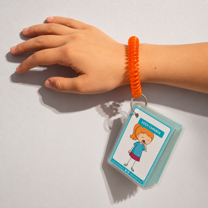 Llavero de Pictogramas para Niños | Comunicación Visual