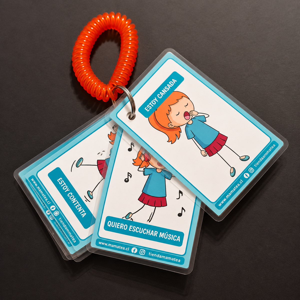 Llavero de Pictogramas para Niños | Comunicación Visual