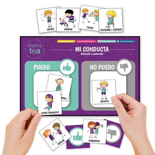 Tablero Mi conducta Adecuada / Inadecuada Imantado