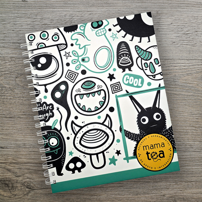 Cuaderno Universitario Bordes Gruesos Espiral Doble 100 Hojas