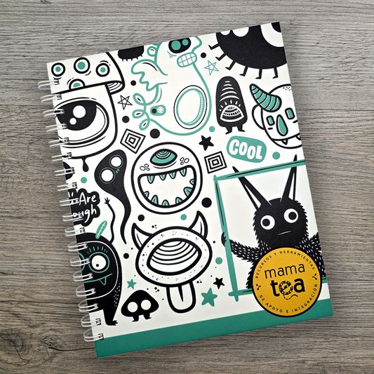 Cuaderno Universitario Bordes Gruesos Espiral Doble 100 Hojas
